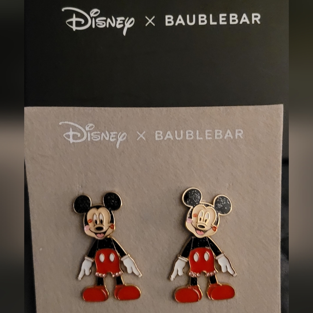 New Baublebar X Disney Valentines Mickey earring